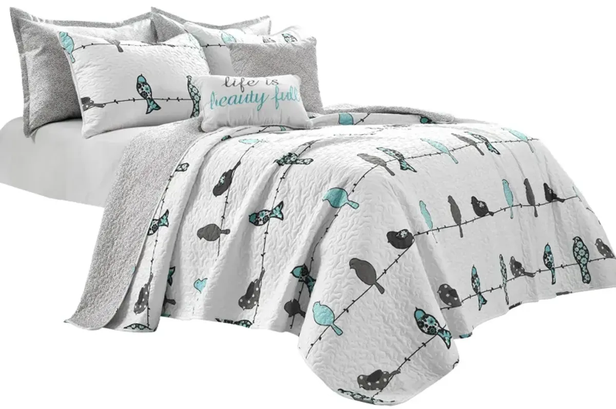 Rowley Birds Quilt 7Pc Set