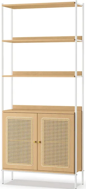 6-Tier Tall Bookshelf for Ample Storage and Stylish Home Organization