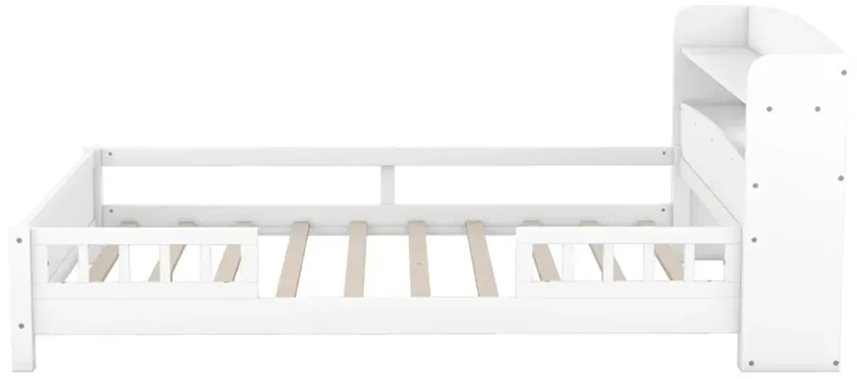 Merax Platform Bed with Built-in LED Light