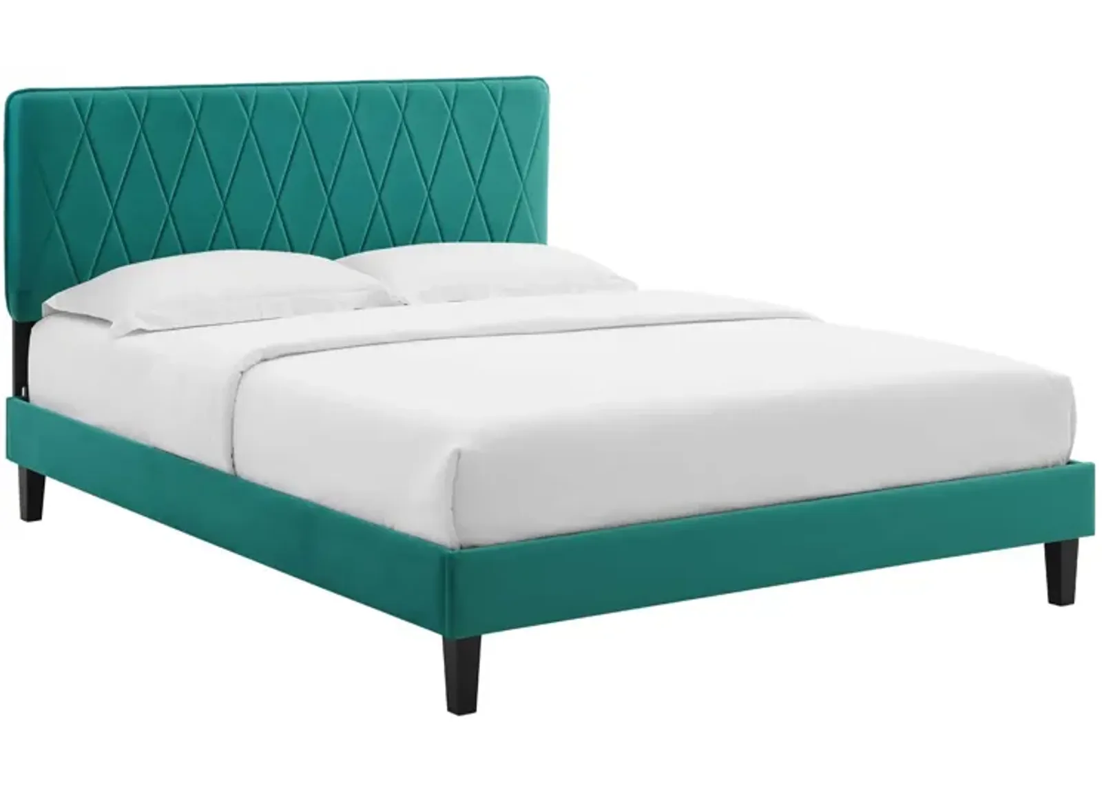 Modway - Phillipa Performance Velvet King Platform Bed