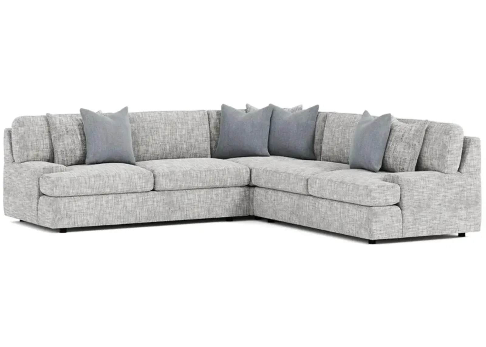 Serena 3-Piece Fabric Sectional