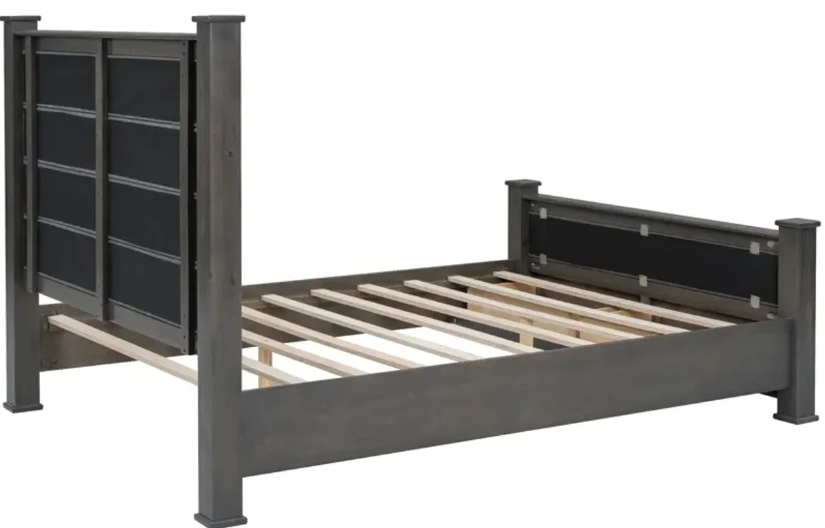 Merax Platform Bed with Upholstered Headboard