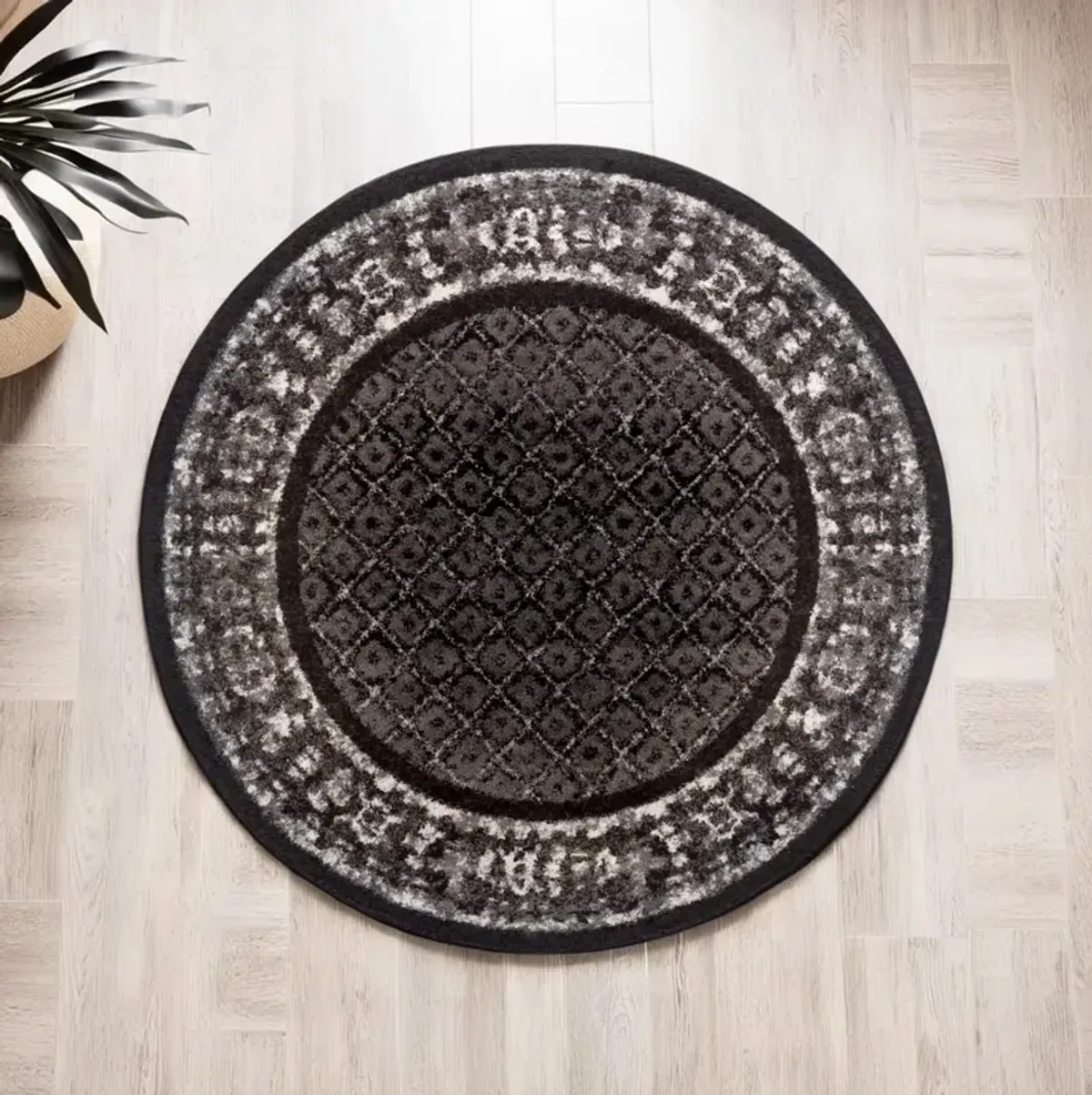 Belen Kox Moonlit Reflections Round Area Rug, Belen Kox