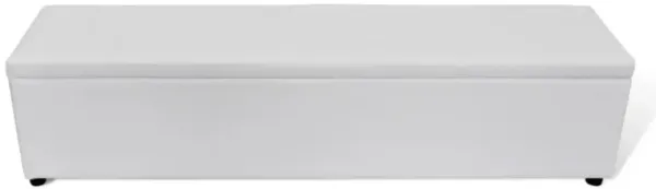 vidaXL Storage Bench White Large Size
