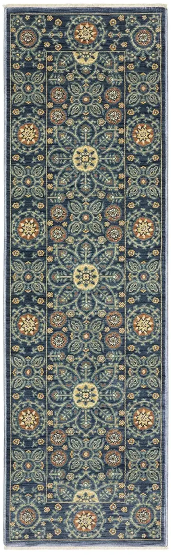 Francesca 2'3" x 7'6" Blue Rug