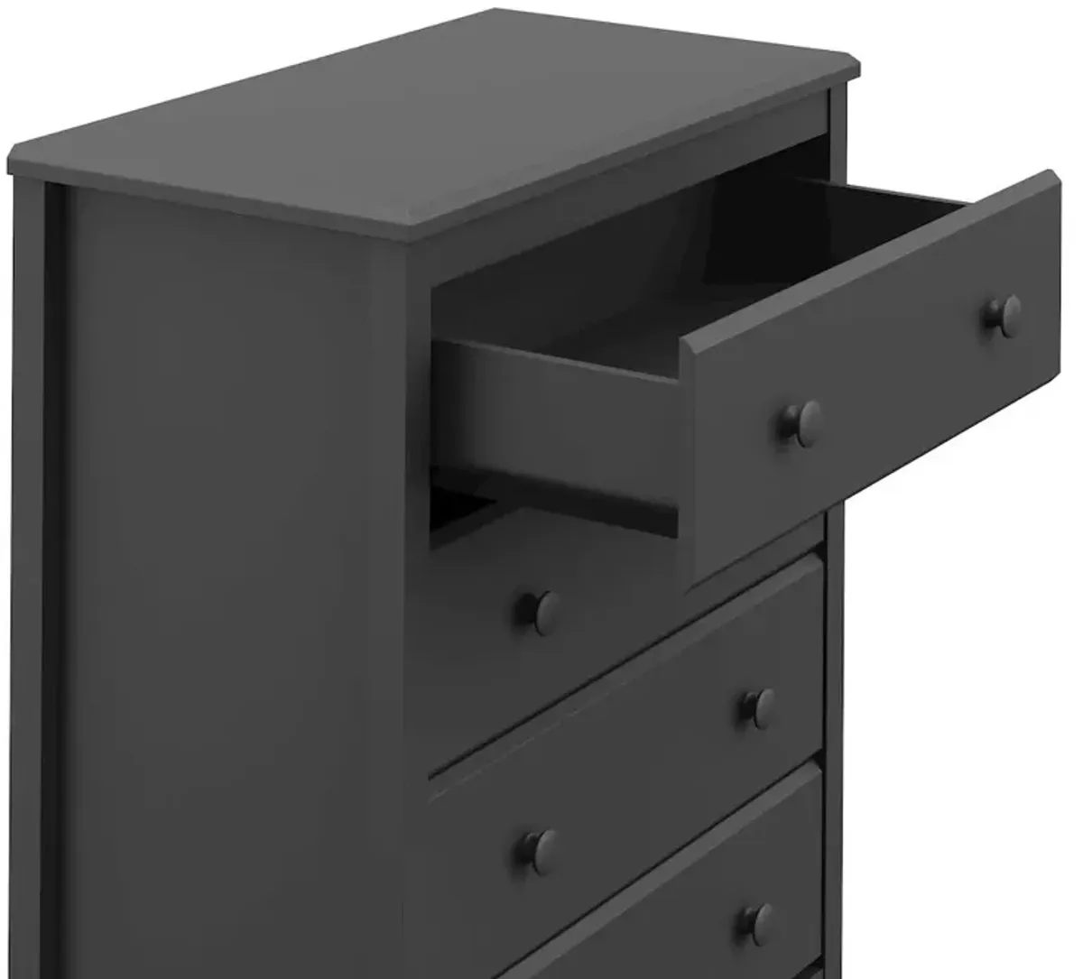 Storkcraft Alpine 4 Drawer Chest (Gray)