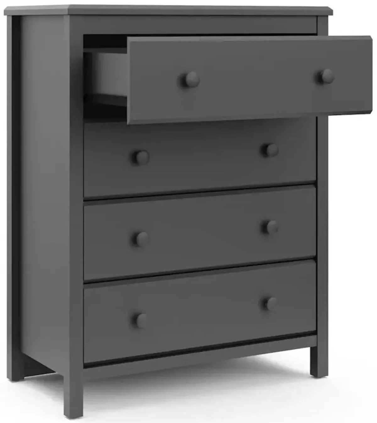 Storkcraft Alpine 4 Drawer Chest (Gray)