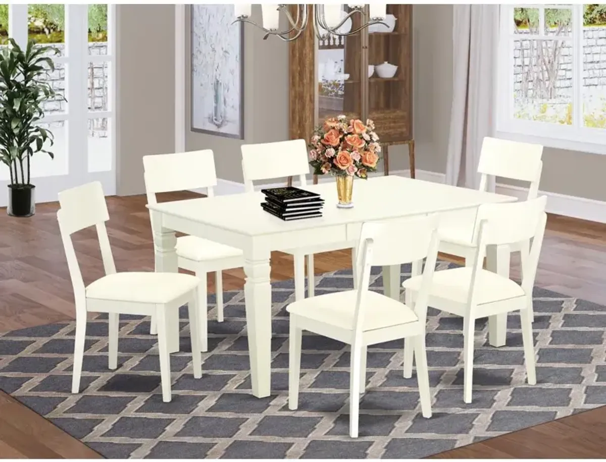 Dining Room Set Linen White