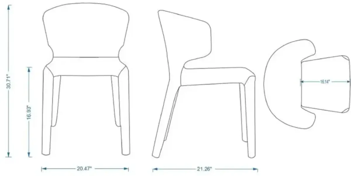 Conrad Beige Dining Chairs (Set of 4)