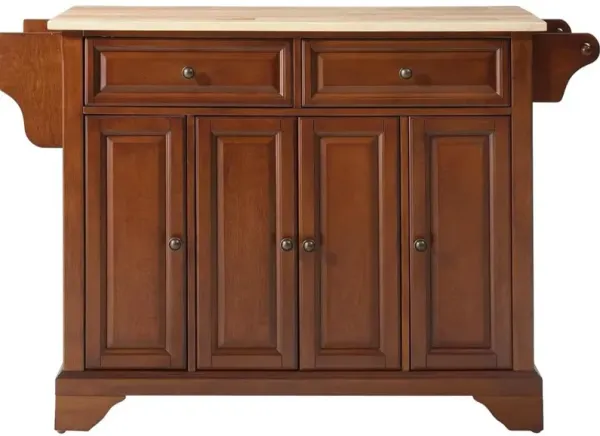 Lafayette Wood Top Full Size Kitchen Island/Cart