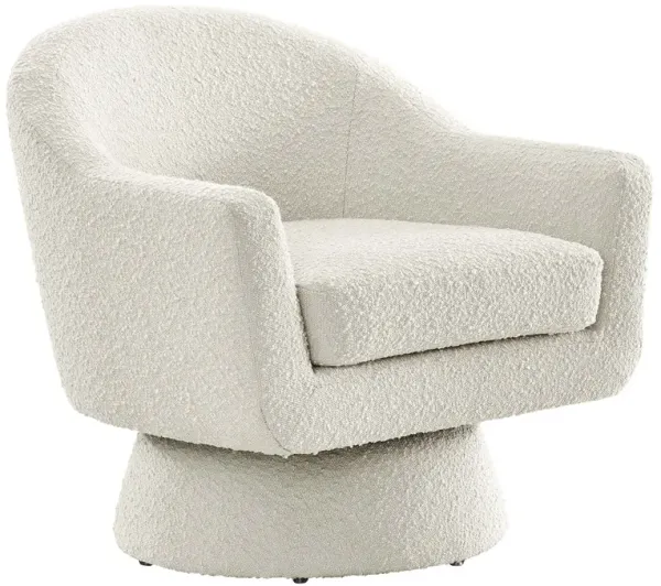 Astral Boucle Fabric Boucle Fabric Swivel Chair