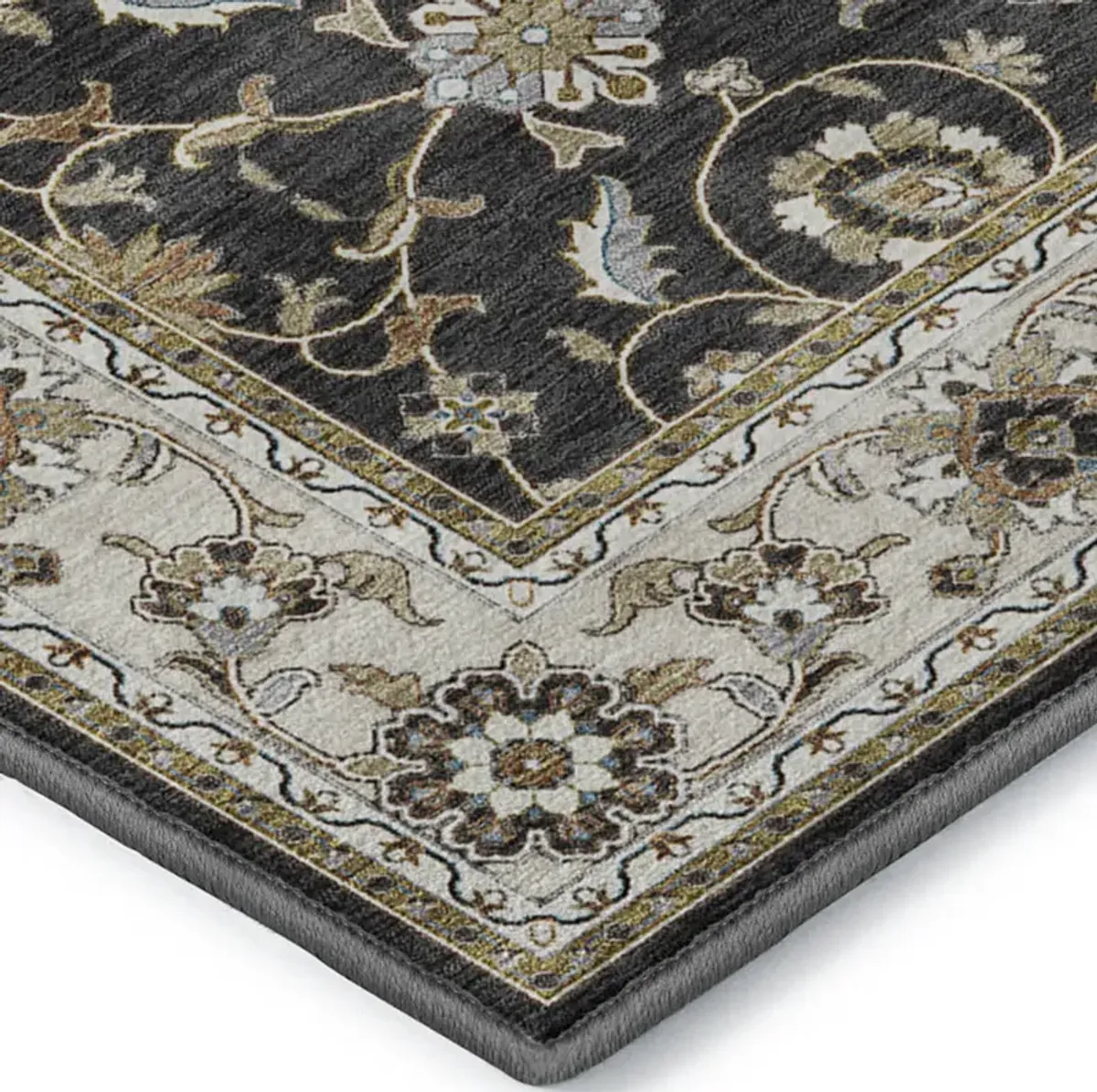 Hatay HY1 Black 9' x 12' Rug