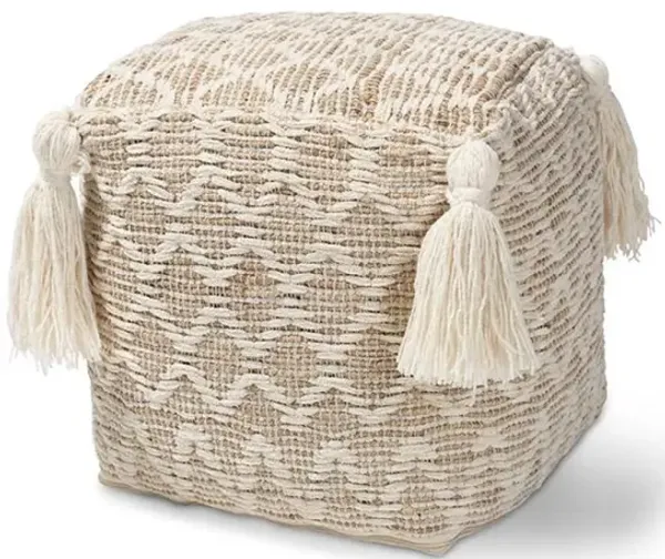 Hemp Pouf Ottoman