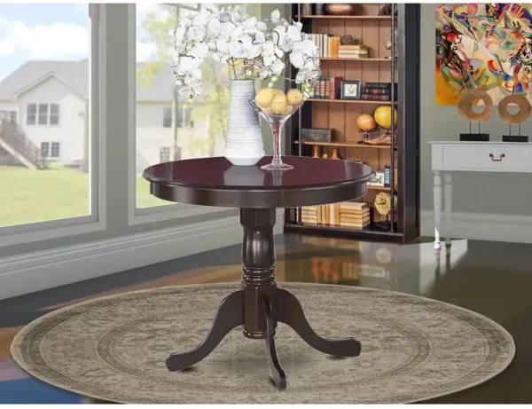 3 PC small Kitchen Table and Chairs set-round Table plus 2 Kitchen Dining Chairs