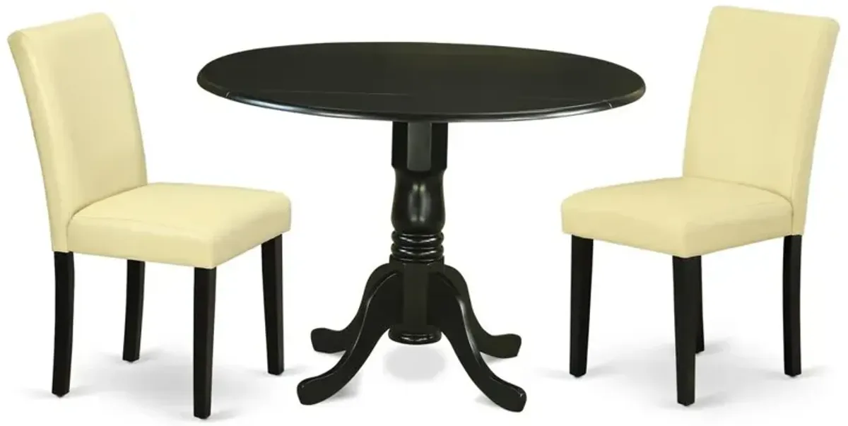 Dining Room Set Black, DLAB3-BLK-73