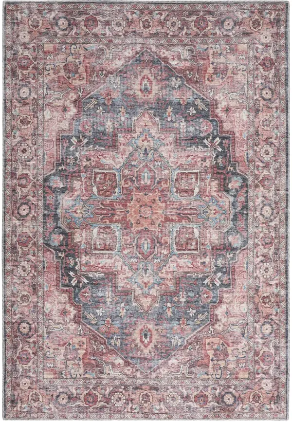 Machine Washable Series 1 SR101 Multicolor 6' x 9' Rug