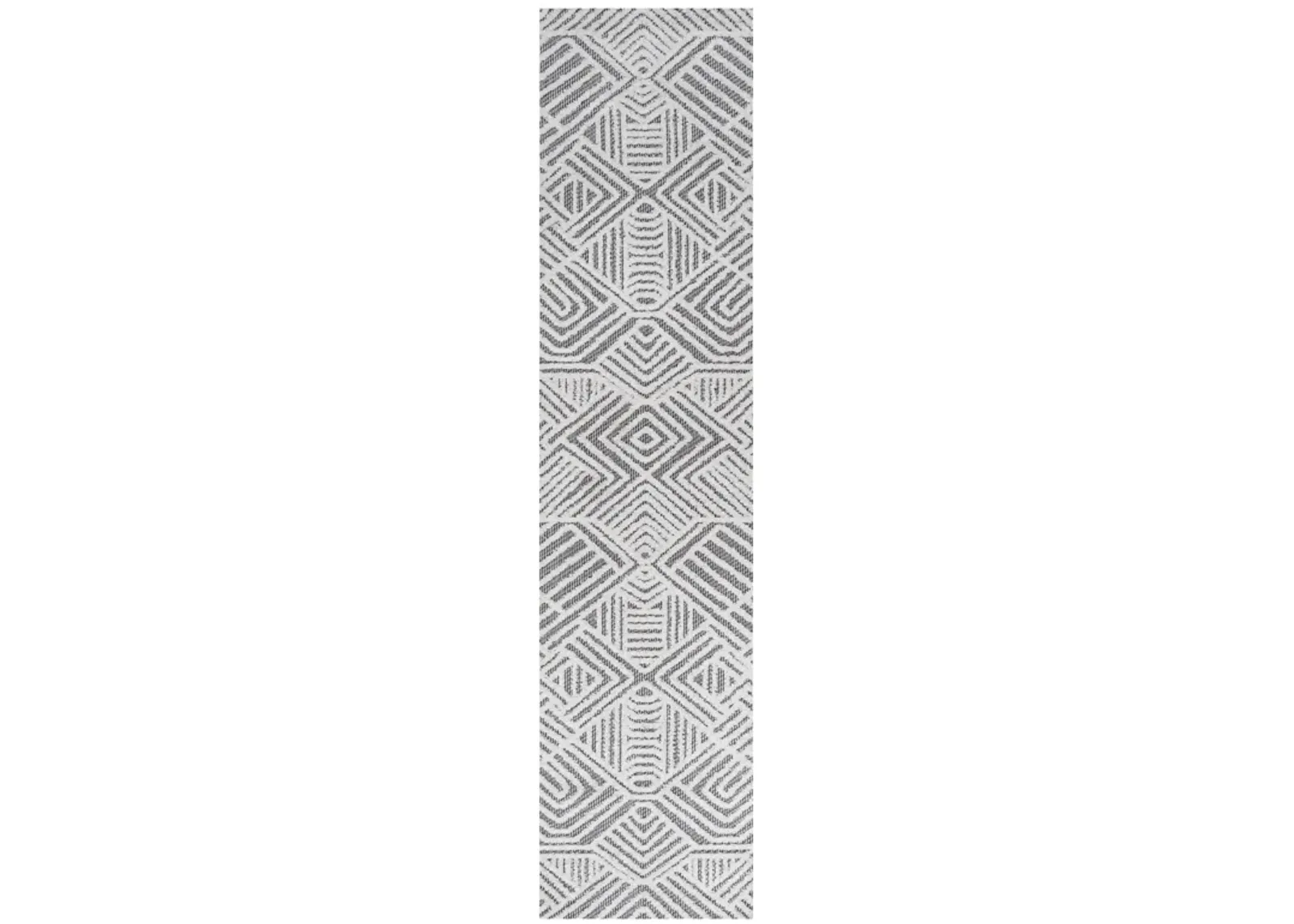 Jordan High-Low Pile Art Deco Geometric Indoor/Outdoor Area Rug