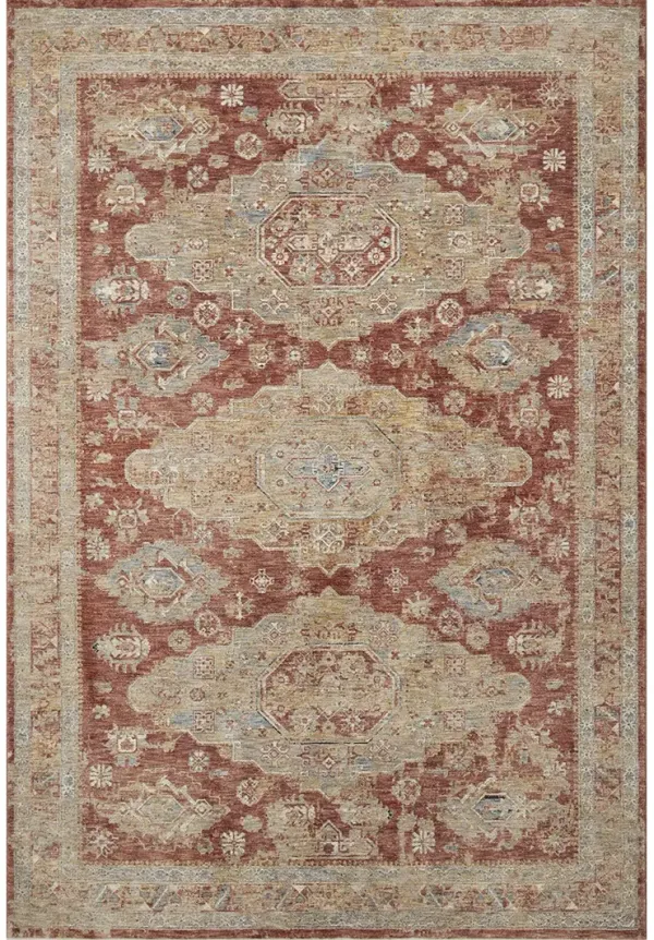 Gaia Gold/Brick 11'6" x 15'5" Rug