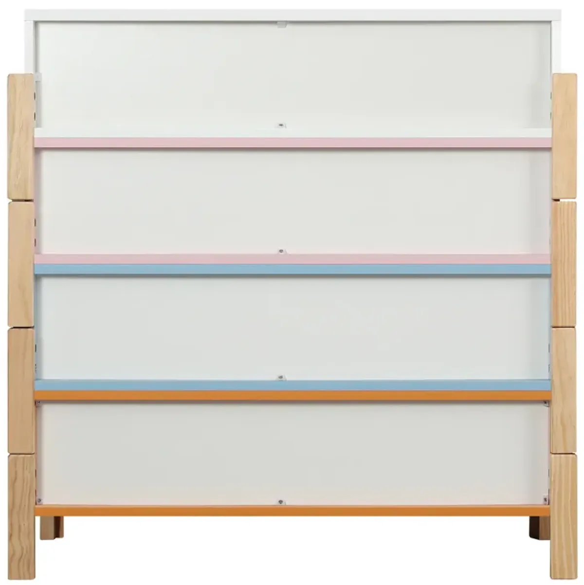 The colorful free combination cabinet DRESSER CABINET BAR CABINET, storge cabinet, lockers,Solid woodhandle, can be placed in the living room, bedroom, dining room color White, blue orange Pink