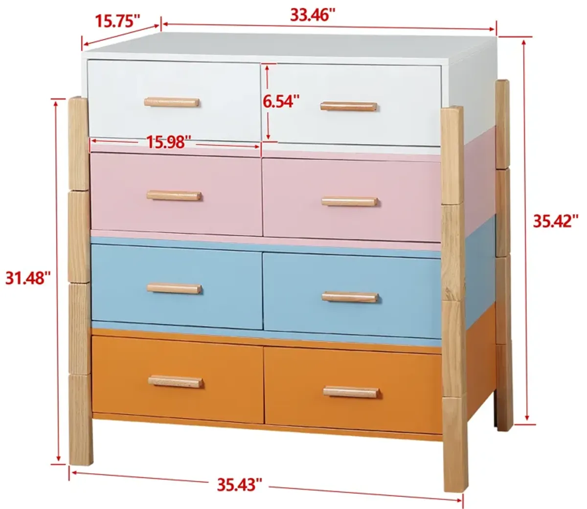 The colorful free combination cabinet DRESSER CABINET BAR CABINET, storge cabinet, lockers,Solid woodhandle, can be placed in the living room, bedroom, dining room color White, blue orange Pink