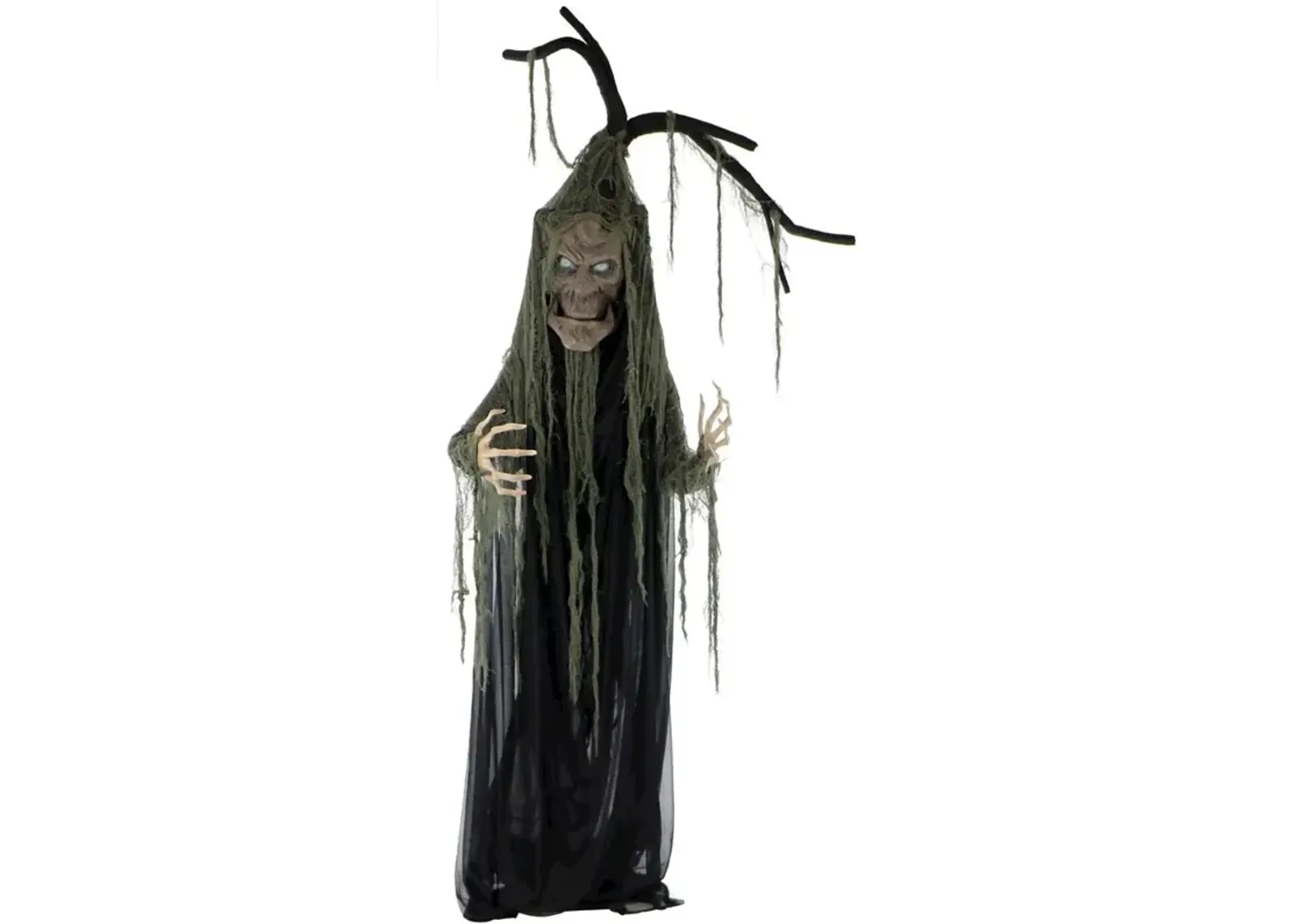 Haunted Hill Farm 78 Standing Tree Man, Light-up-Eyes, Sound