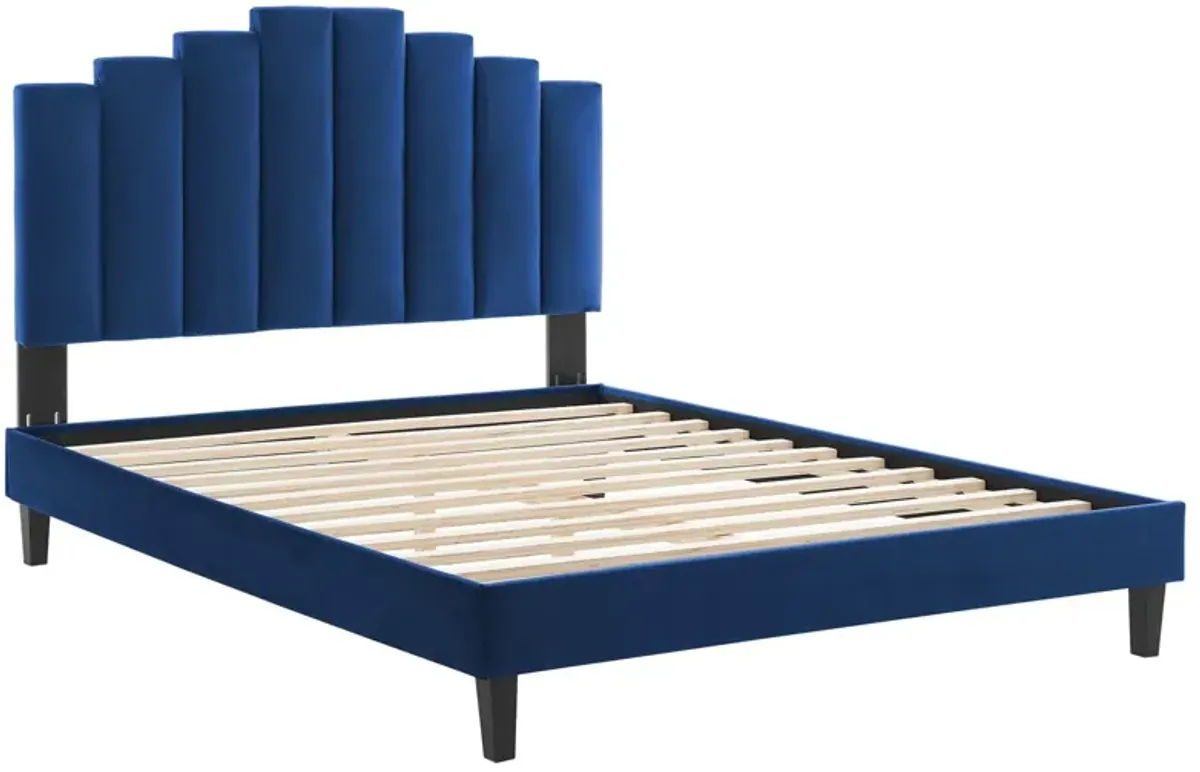 Modway - Elise King Performance Velvet Platform Bed