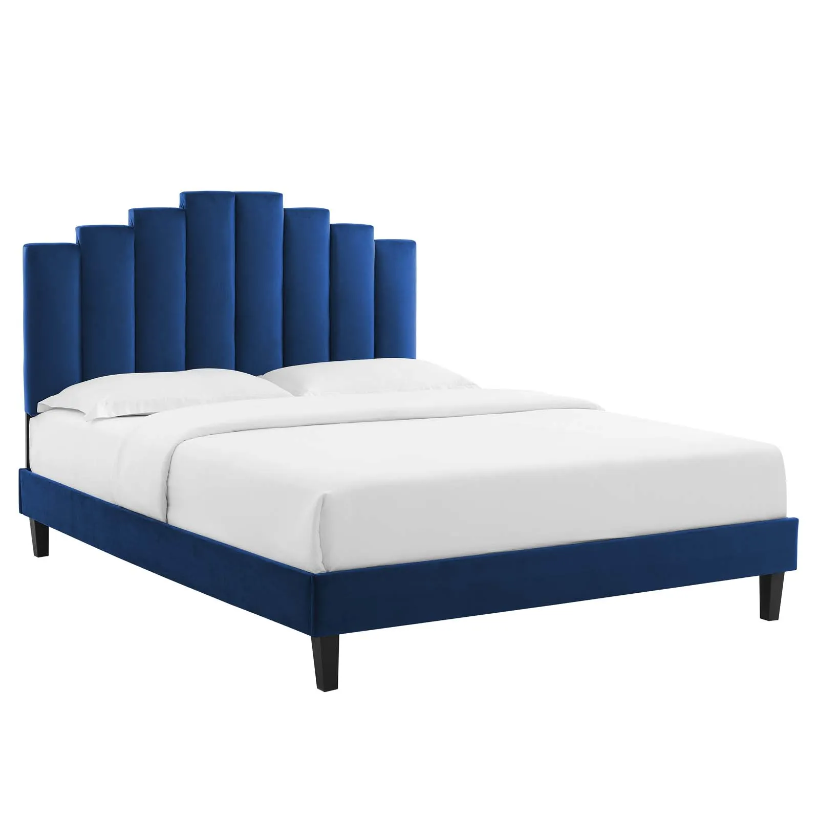 Modway - Elise King Performance Velvet Platform Bed