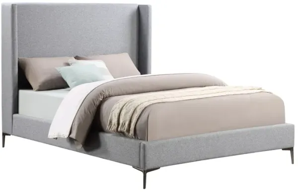 Monroe King Bed in Gray