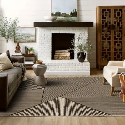 Bobby Berk by Karastan (Series 3) Linea Onyx 9' 6" X 12' 11" Rug