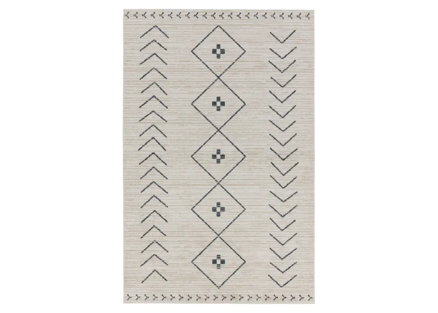 Nadine Taos White 6'7" x 9'6" Rug