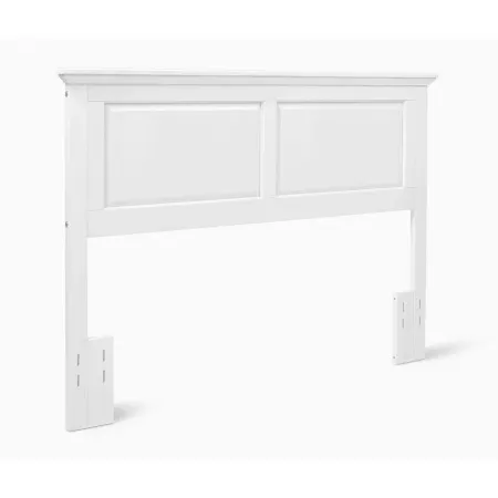 Glenwillow Home Arcadia Panel Headboard in White, Full/Queen