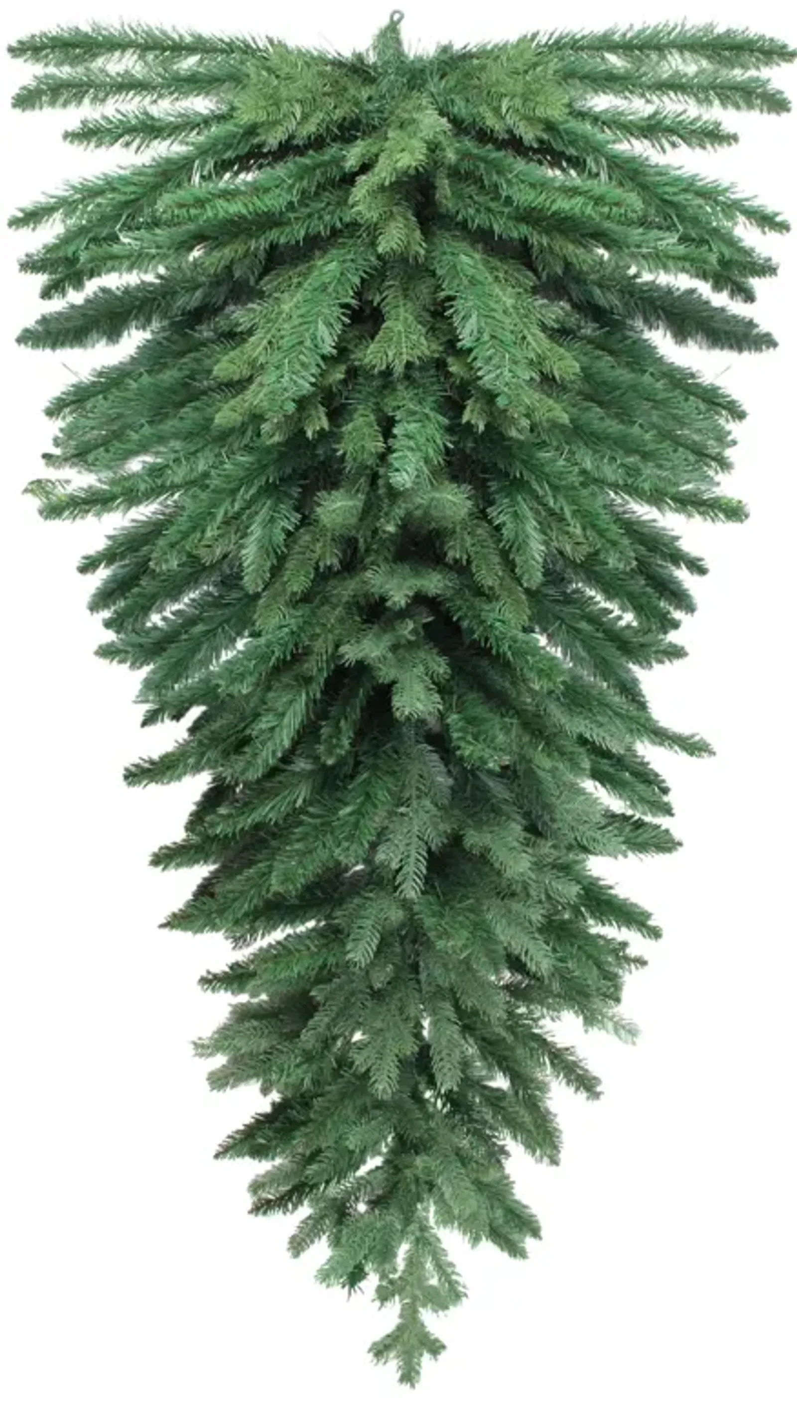 60" Green Pine Artificial Christmas Teardrop Swag - Unlit