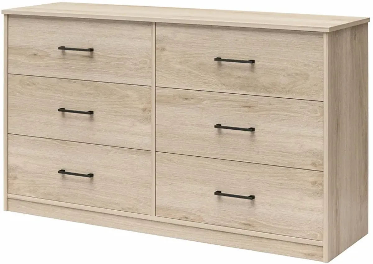 BrEZ Build Pearce Wide 6 Drawer Dresser