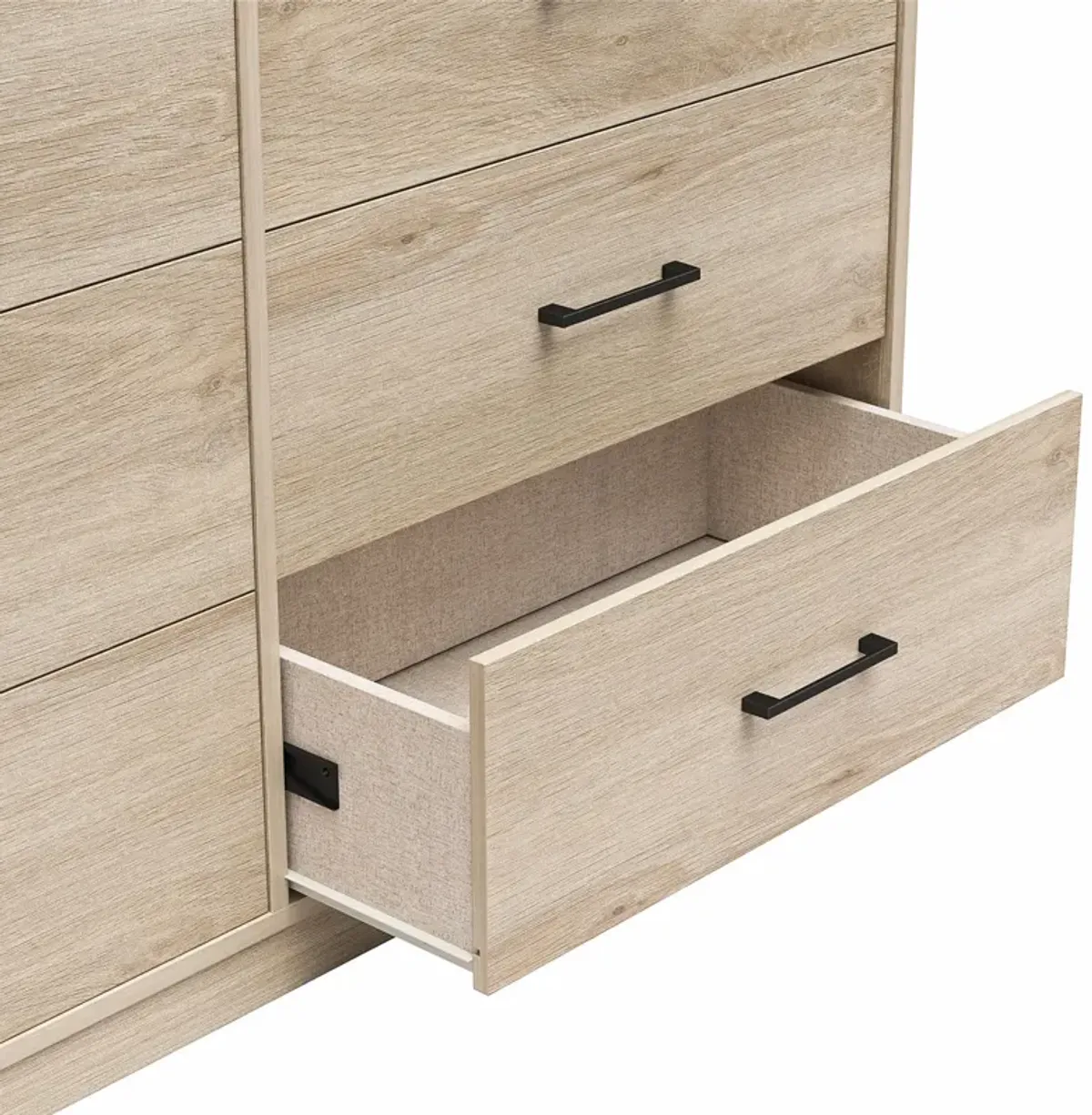 BrEZ Build Pearce Wide 6 Drawer Dresser