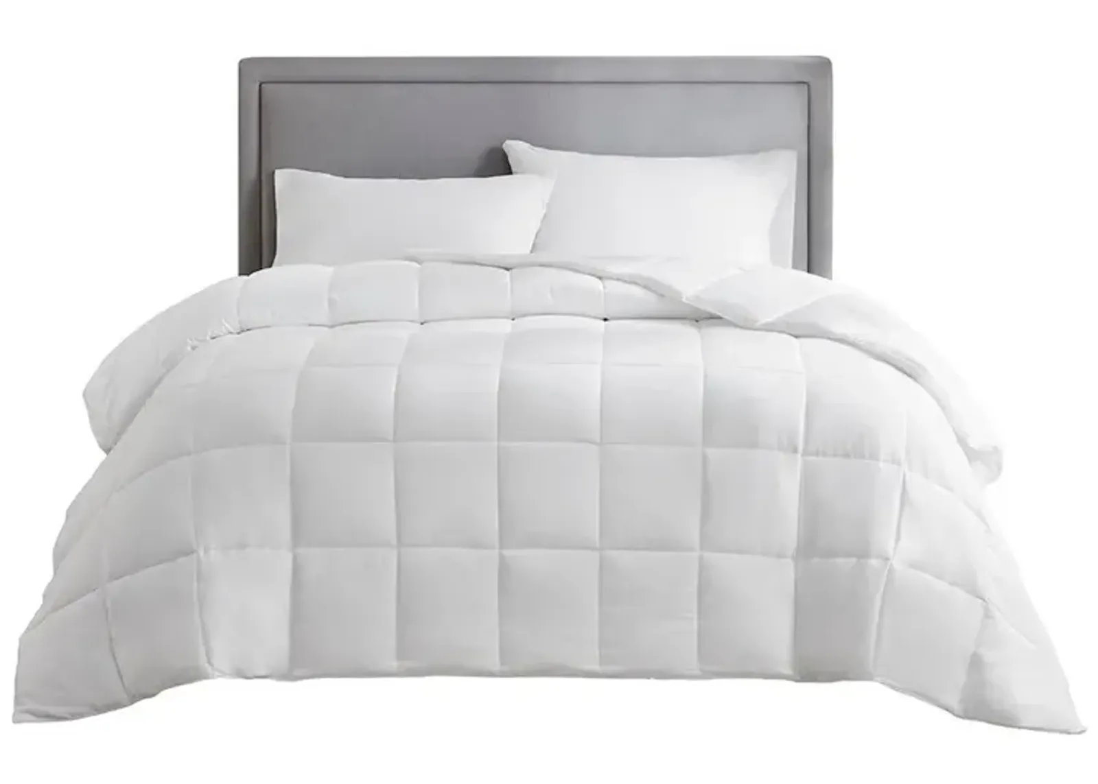 Belen Kox White Sateen Featherless Comforter, Belen Kox