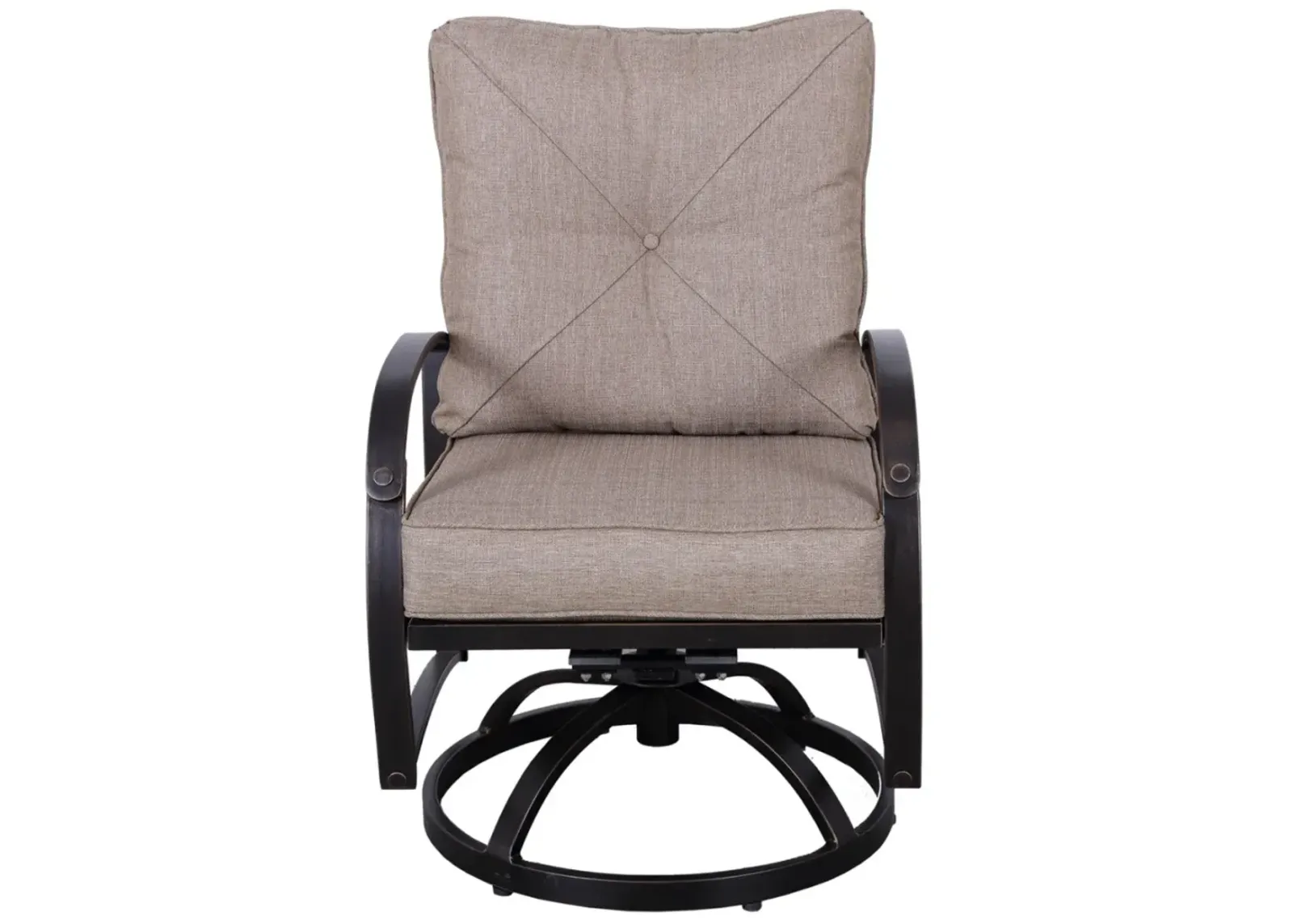 Kain Swivel Rocker Patio Dining Chair with Cushion