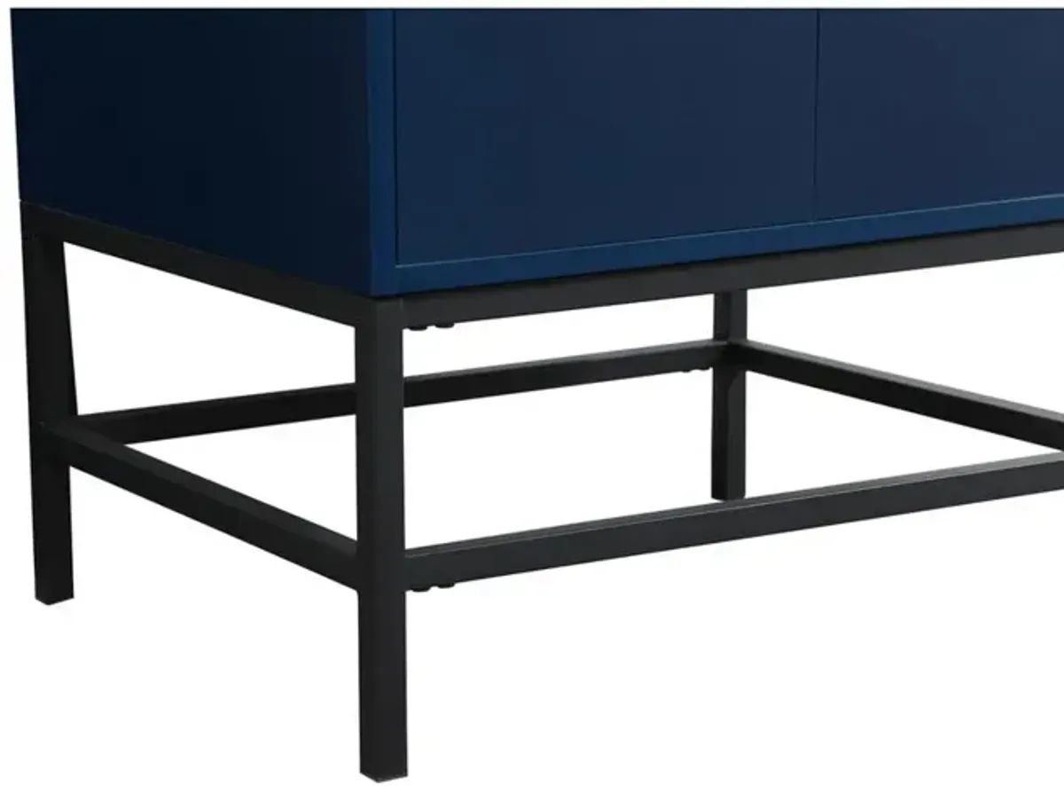 Elegant Kitchen and Bath 24 inch Single bathroom vanity in blue