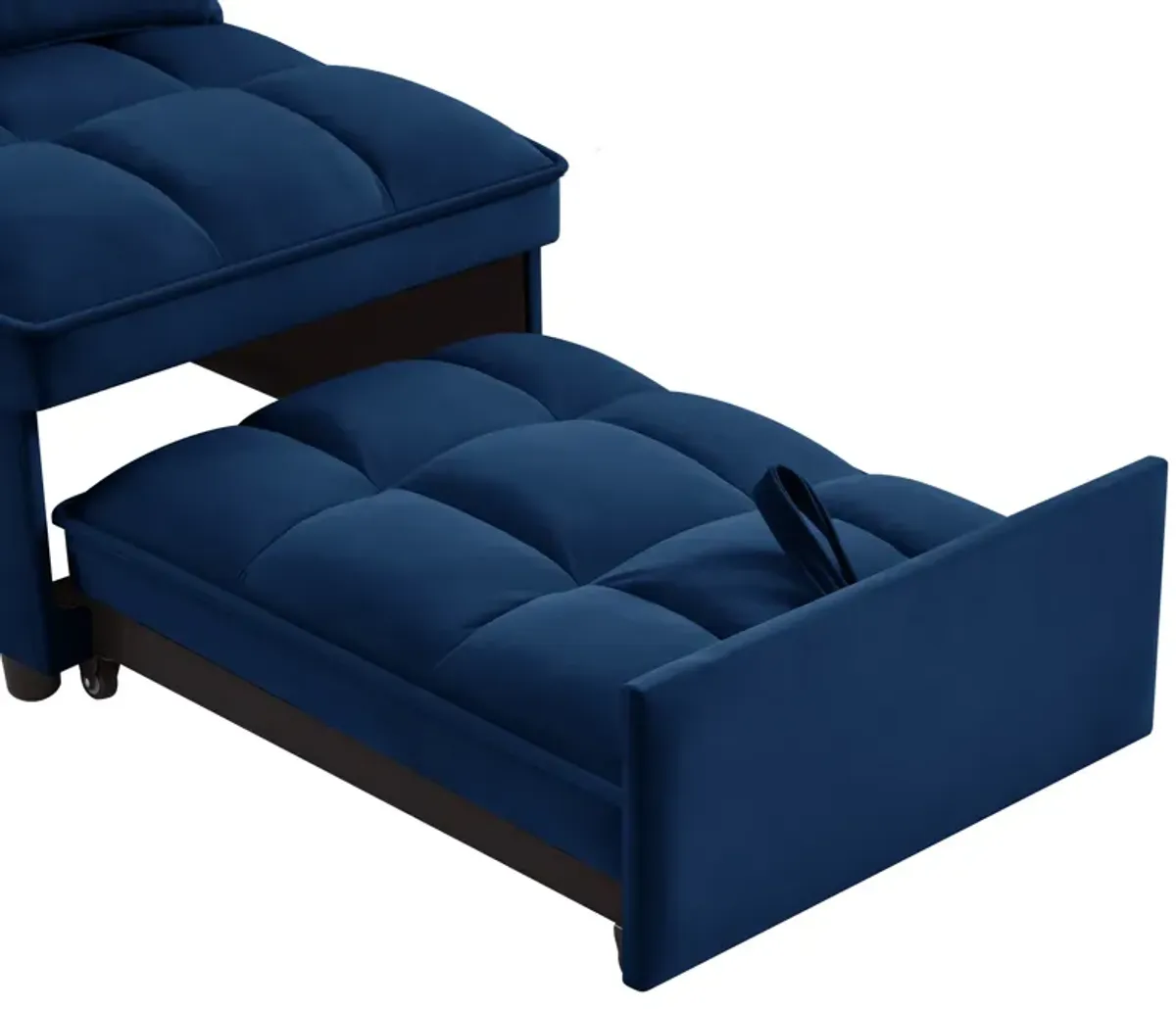 Merax Single Sofa Bed Futon with Storage Pockets