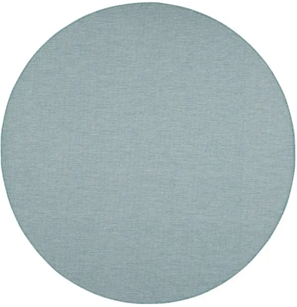 Positano POS01 Aqua 8' x Round Rug