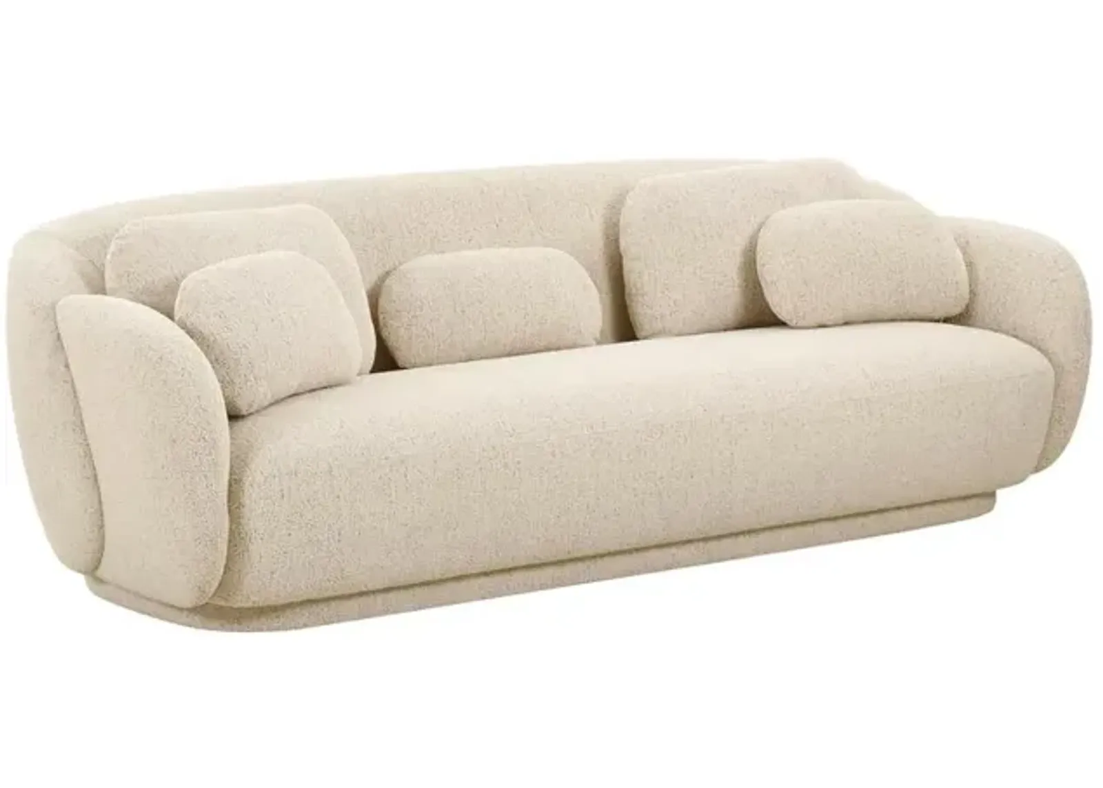 Belen Kox Cozy Cream Boucle Sofa, Belen Kox