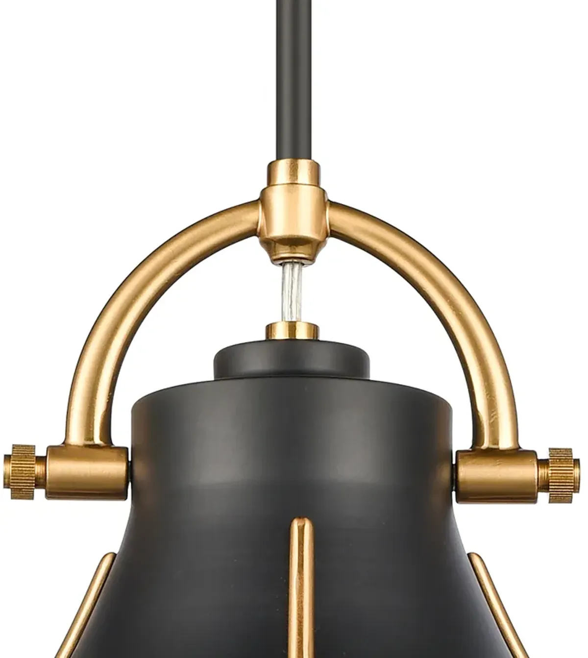 Urbanite 9" wide black Mini Pendant