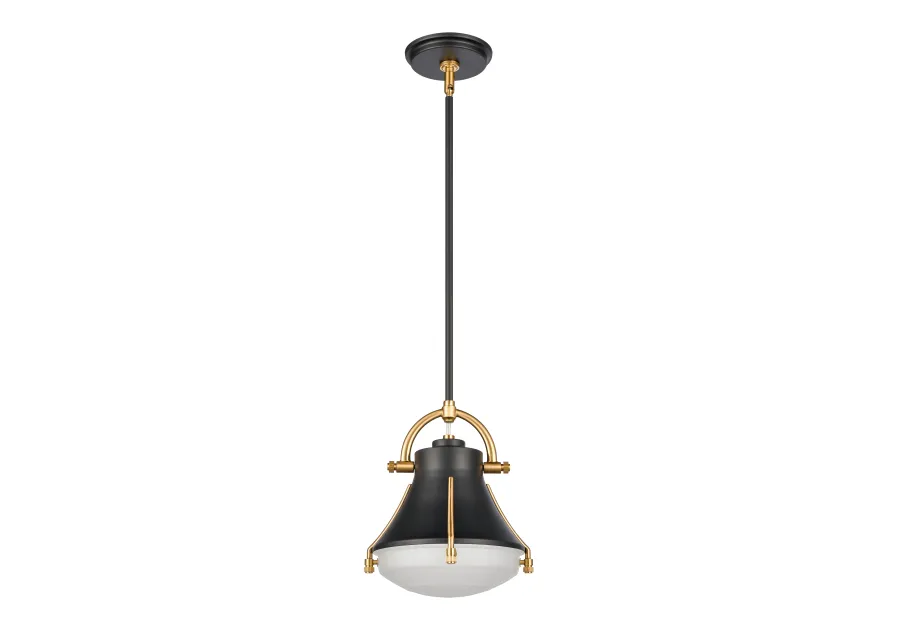 Urbanite 9" wide black Mini Pendant