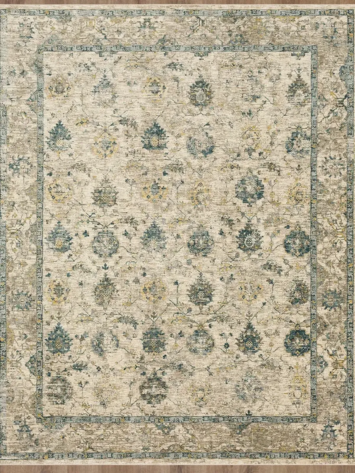 Marash Darica Cream 2' 7" X 7' 3" Rug