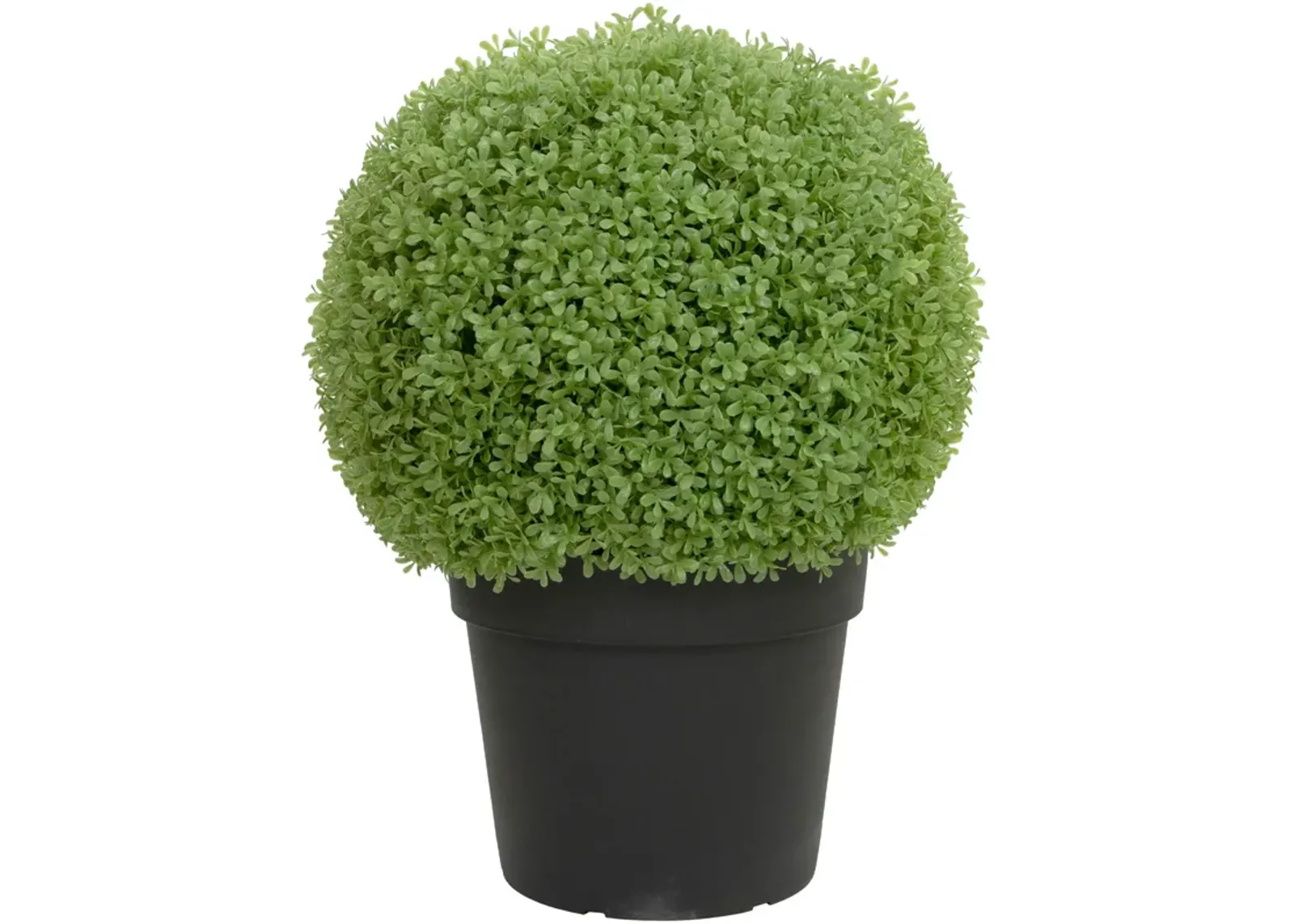 22" Artificial Boxwood Ball Topiary in Round Pot  Unlit