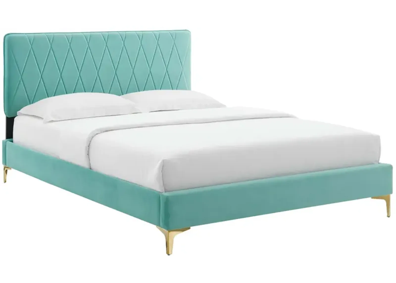 Modway - Phillipa Performance Velvet King Platform Bed