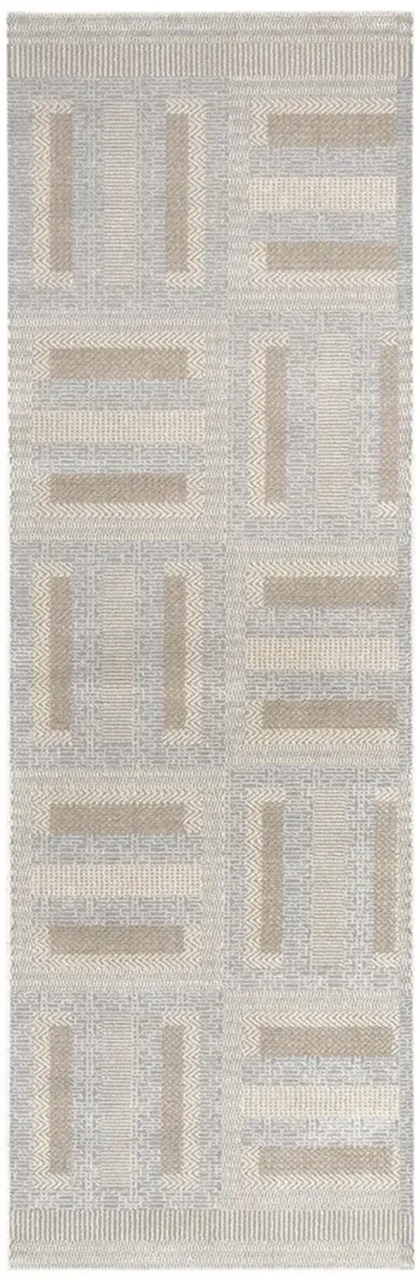 Nordic NRC11 Gray/Multicolor 2' x 6' Rug