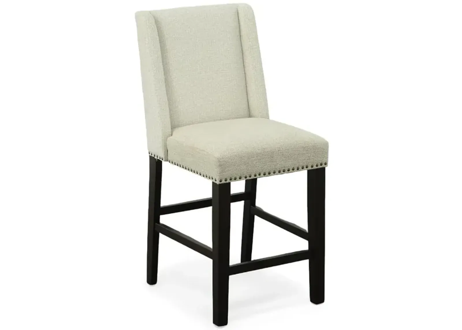 Carolina Living Laurant Upholstered 24 Counter Stool - Set of 2 - Espresso - Fawn Upholstery