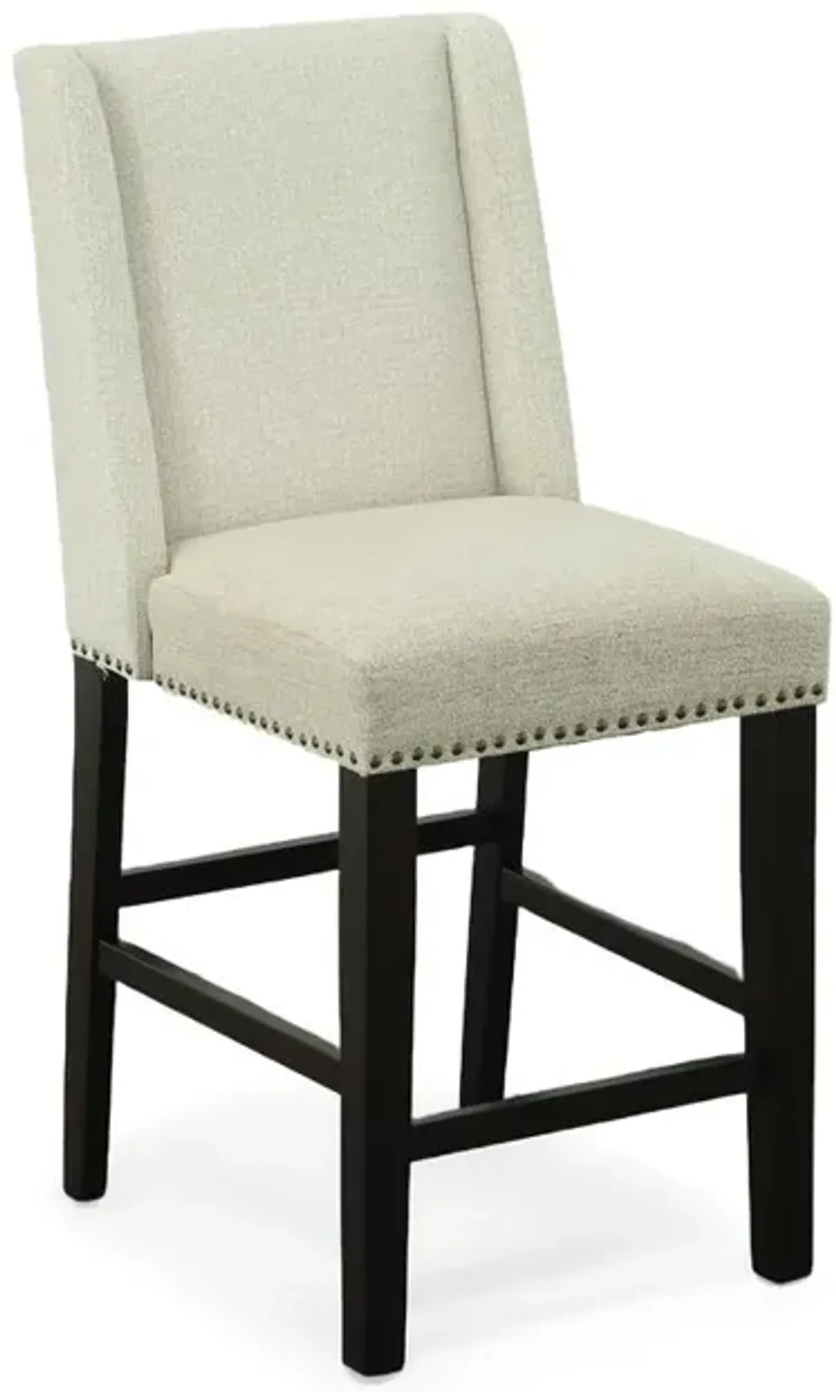 Carolina Living Laurant Upholstered 24 Counter Stool - Set of 2 - Espresso - Fawn Upholstery