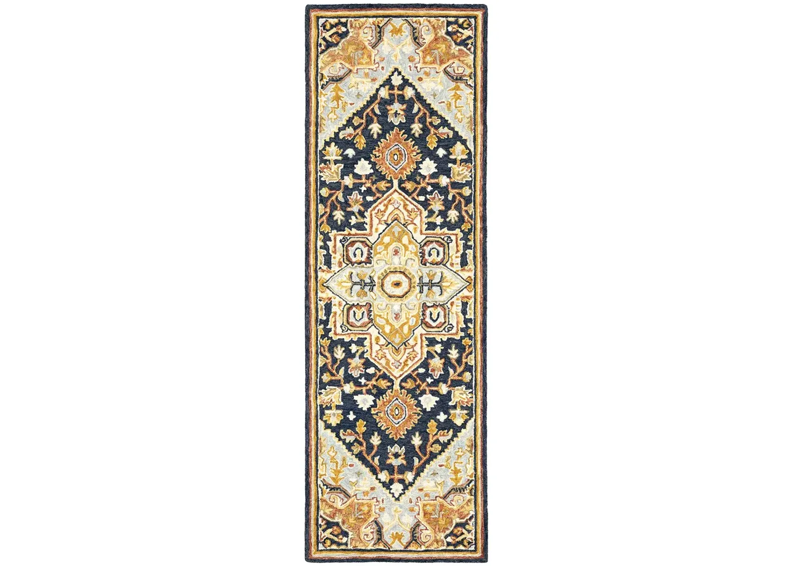 Alfresco 2'6" x 8' Navy Rug