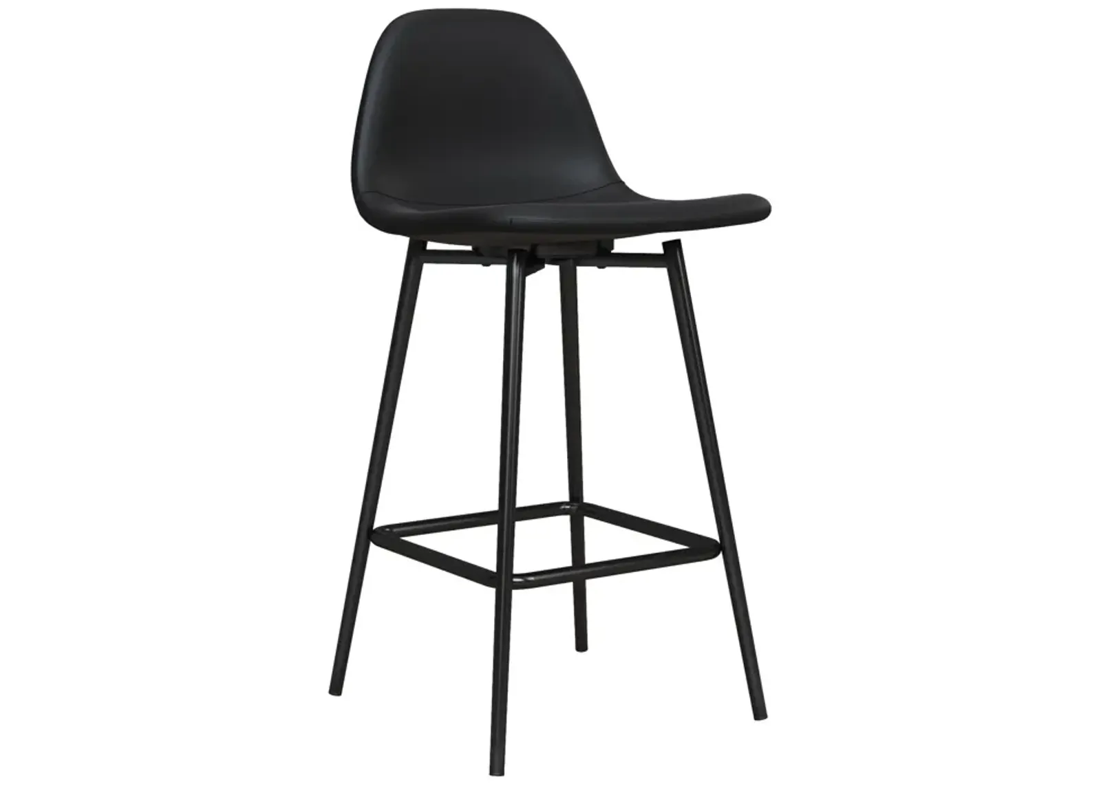 REALROOMS Brandon Upholstered Counter Height Bar Stool